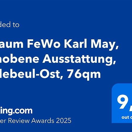 3 Raum Fewo Karl May, Gehobene Ausstattung, Radebeul-Ost, 76Qm Zewnętrze zdjęcie